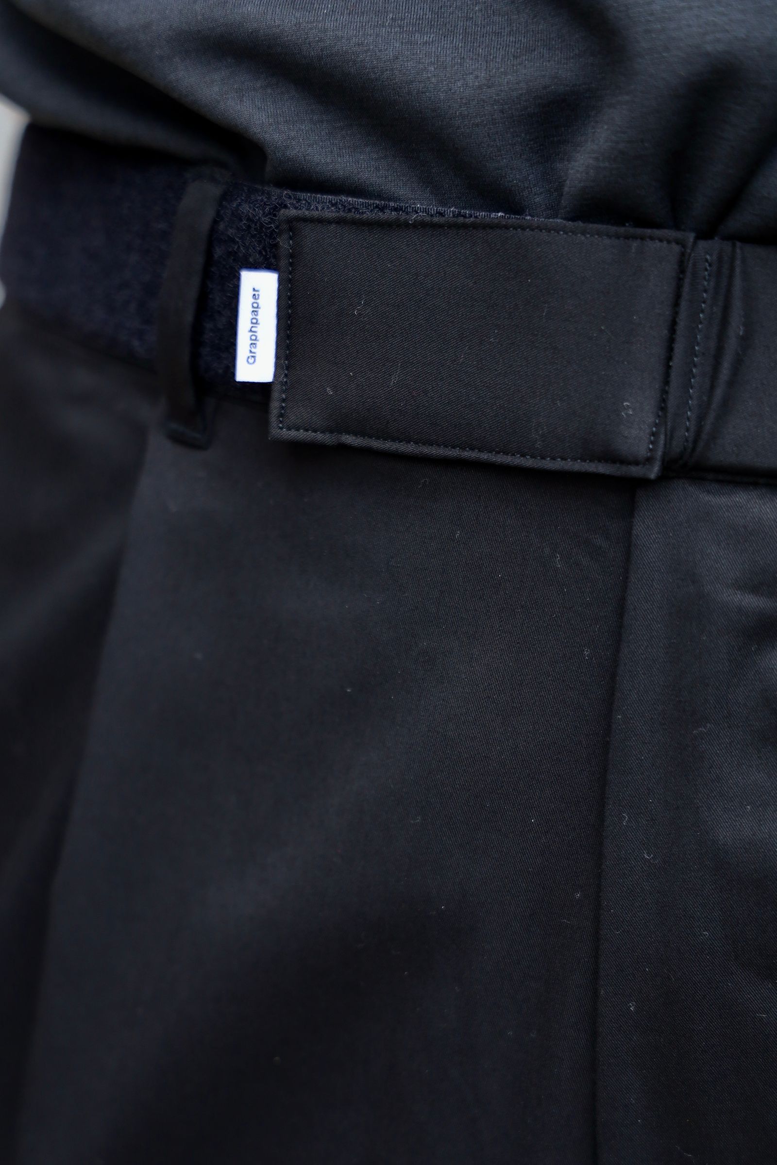グラフペーパー Solotex Twill Wide Chef Pants(BLACK)