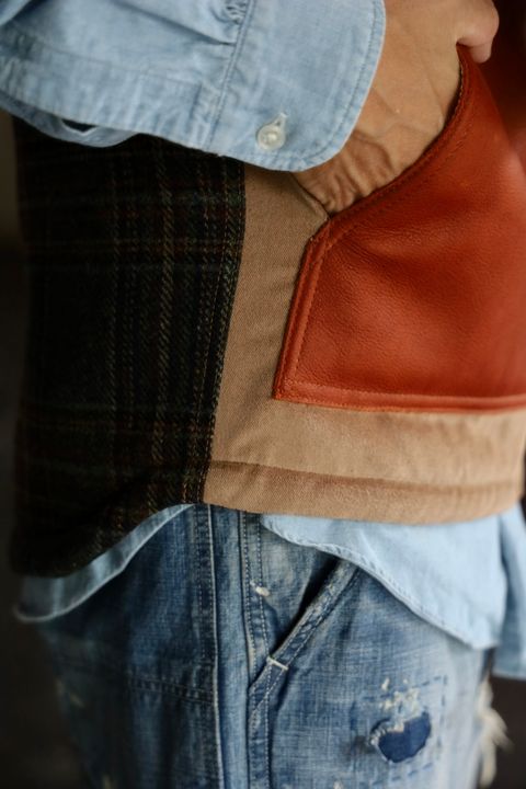 JUNYA WATANABE MAN×FILSON Wネームツイードベストスタイル.2025.9.5.