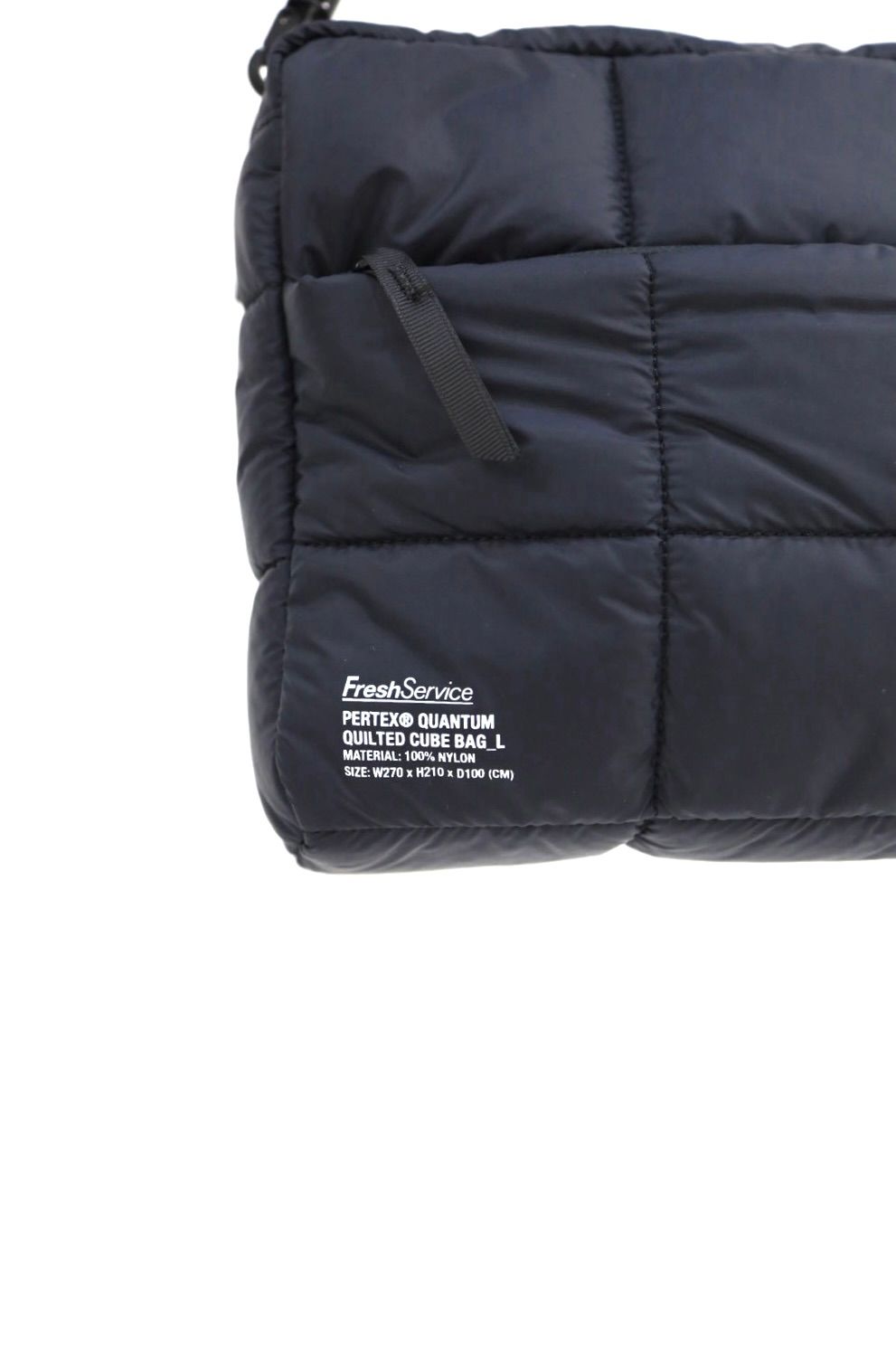 フレッシュサービス 26AW PERTEX® QUANTUM QUILTED CUBE BAG_L(FSP263-90022)BLACK☆10月17日(土)新作発売！