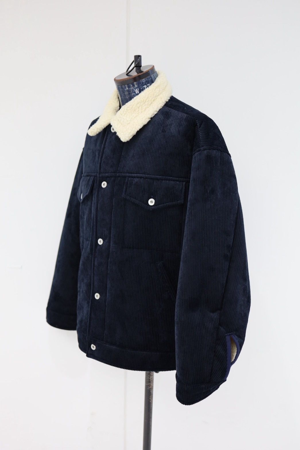 フレッシュサービス SHERPA CORDUROY RANCH JACKET(FSC254-30063)NAVY☆11月22日(土)発売！