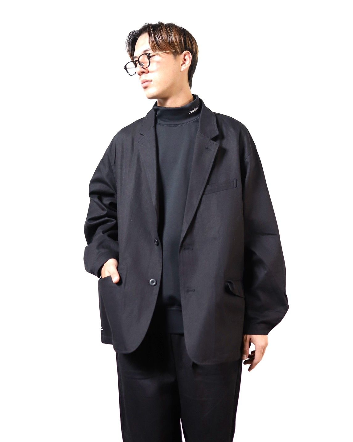 JIFUSAN #4. GLOSS BLACK × DARK GREY – NOCHINO OPTICAL