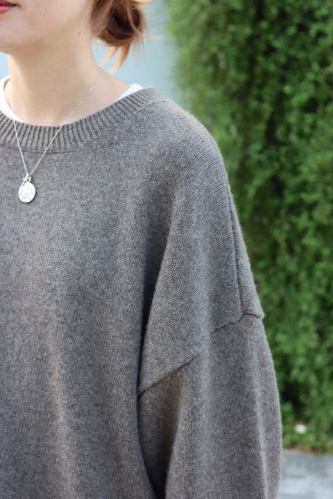 SEEALL 22AW ESSENTIAL CREWNECK SWEATER style.2022.10.10
