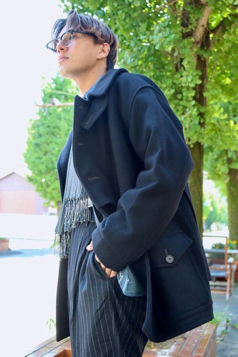 A.PRESSE U.S.ARMY Mackinaw Coatスタイル
