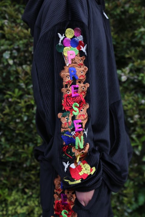 doublet CHAOS EMBROIDERY COMFY HOODIE style. 2021.04.16.