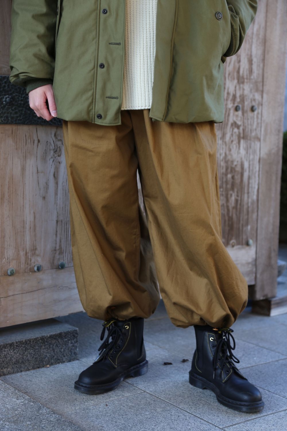 eYe JUNYA WATANABE COMME des GARCONS MAN 綿バックサテンミリタリー