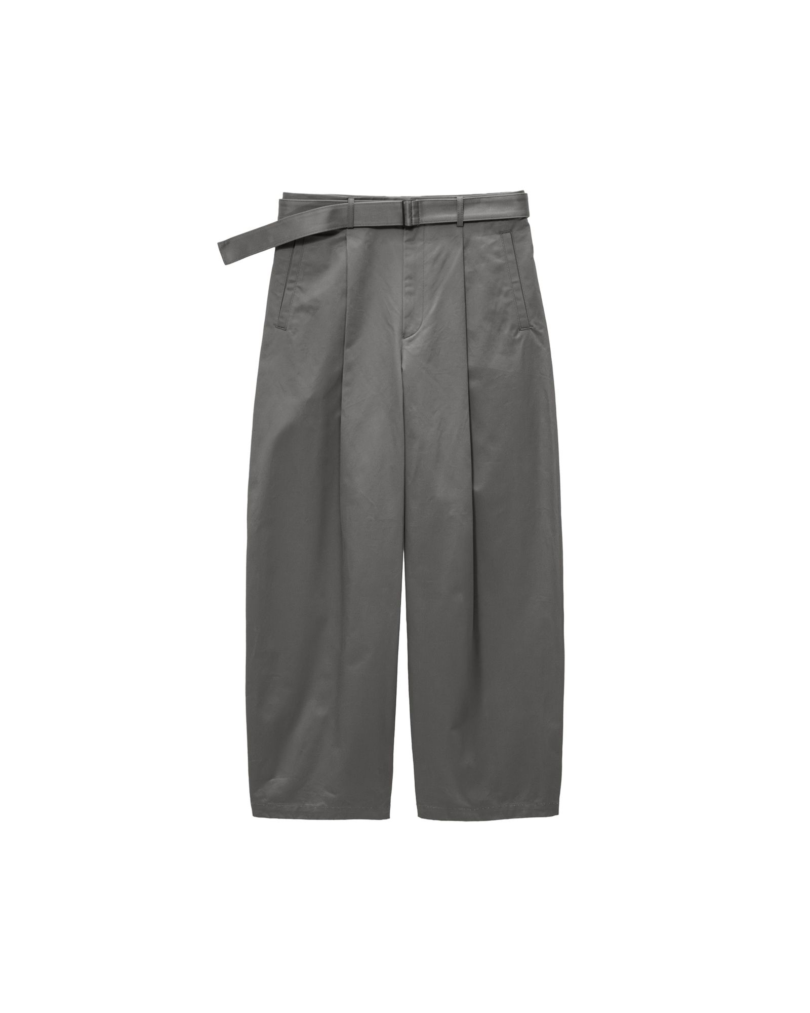 グラフペーパー Dry Westpoint Barrel-Fit Belted Pants(GM263-40381)STONE GRAY☆8月29日(土)発売！