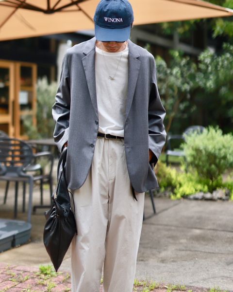 ATON エイトン 23AW WOOL TROPICAL TAILORED JACKETスタイル