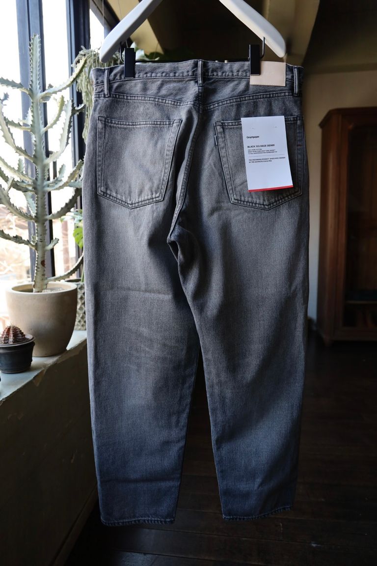 Graphpaper - グラフペーパー25SS Selvage Denim Five Pocket Tapered 