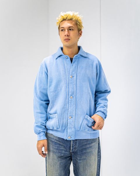 A.PRESSE Vintage Sweat Cardigan (SAX) 9月13日(土)新作発売！