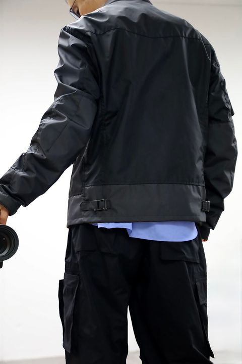 eYe JUNYA WATANABE MAN アイジュンヤワタナベマン 26SS THE NORTH FACE Wネーム ナイロンライダースジャケットスタイル