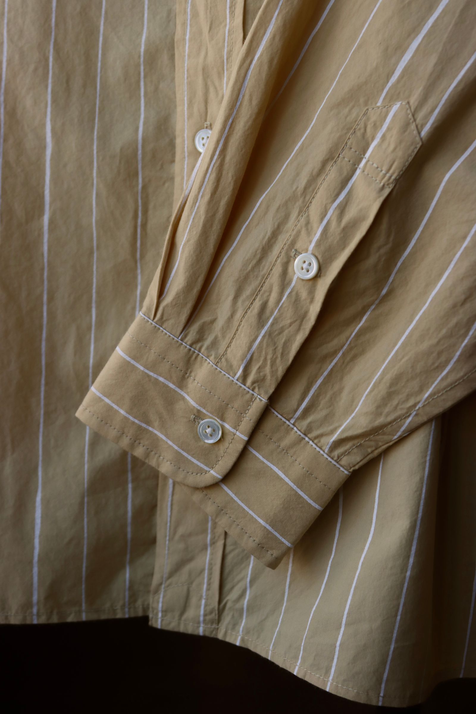 S.F.C 24SS エスエフシー SFC STRIPE SHIRT(SFCSS24S02)Yellow☆2月24日(土)発売！