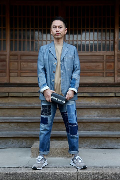 JUNYA WATANABE MAN 綿リネンデニムジャケットstyle.2021.2.7.