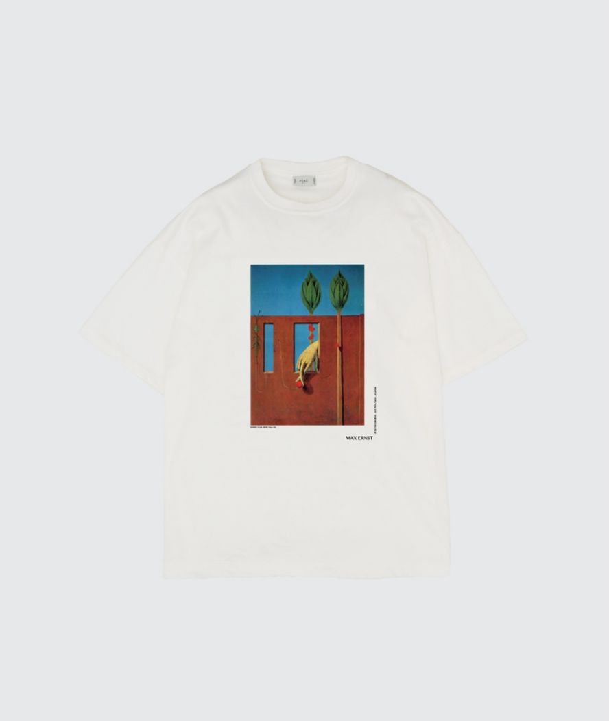 YOKE 26SS Art Printed T-shirt by Max Ernst(YK26SS01231CS)At the First Clear Word☆3月20日(金)発売！