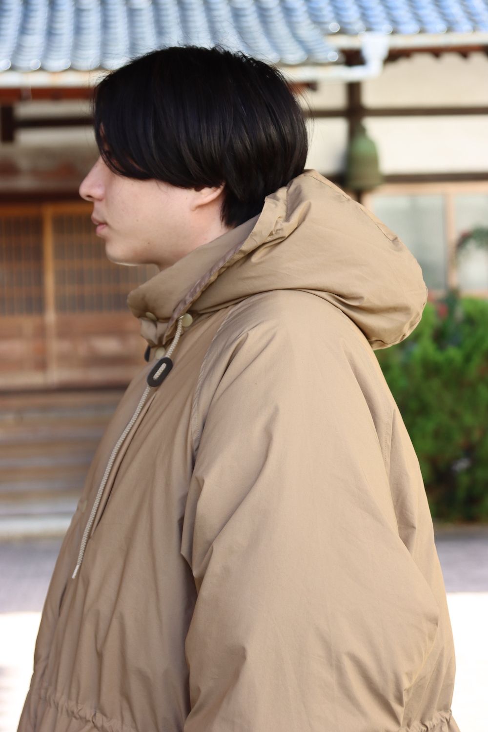 宇宙の香り 新品 FreshService LONG HOODED DOWN COAT