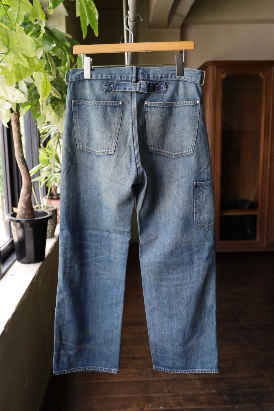 BOW WOW 25FWバウワウ  MINER'S REPAIRED DENIM WORK PANTS(BW252-MRDWP) AGED INDIGO