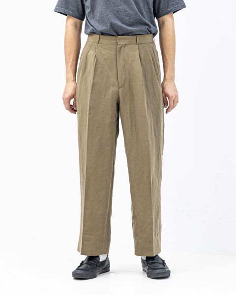 アプレッセ 2026 STYLE1  Linen Rayon Wide Trousers(26SAP-04-16)BEIGE☆4月11日(土)発売！
