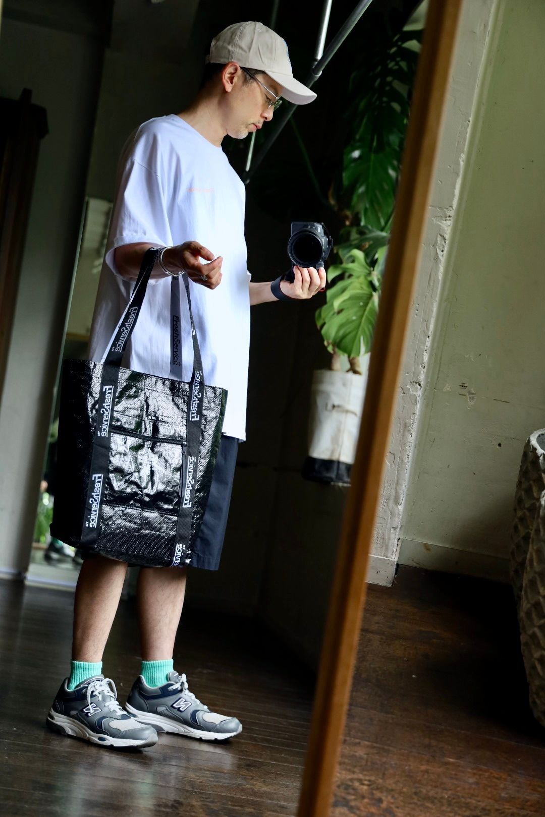 フレッシュサービス トートバッグ TARP SMALL TOTE (BLACK)