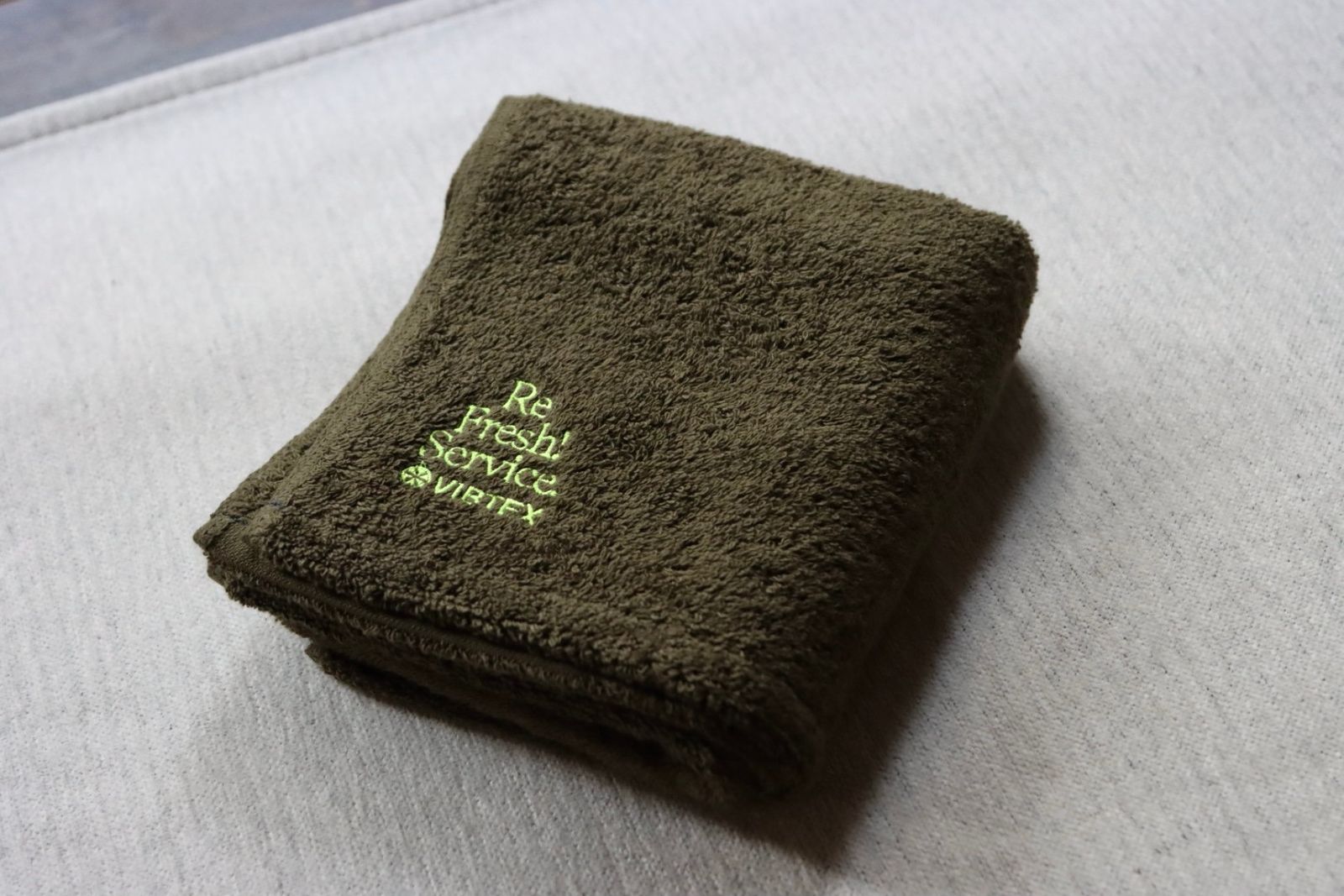 ReFresh!Service.SLIM BATH TOWEL(FSR243-99128)KHAKI☆再入荷！