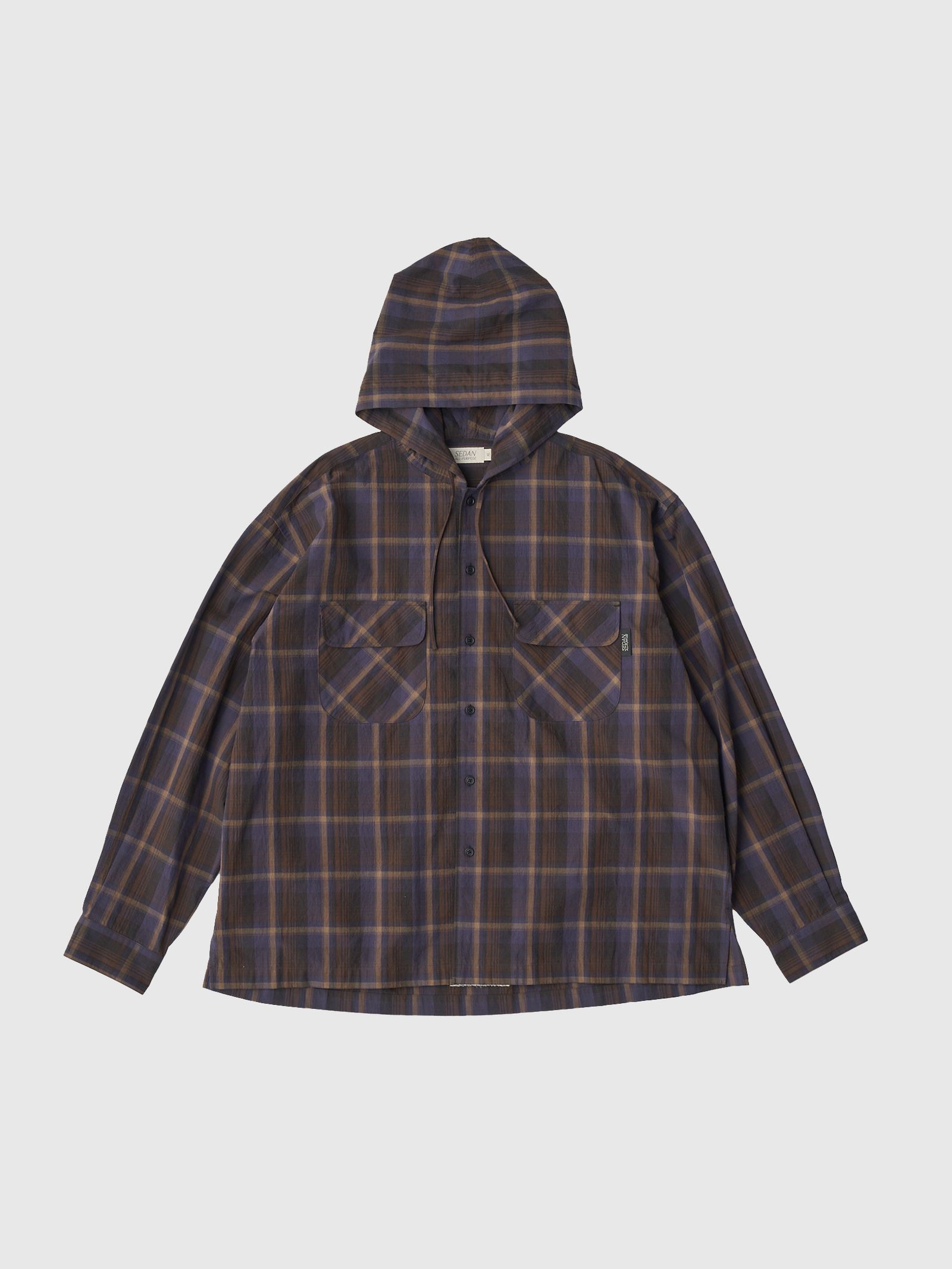 SEDAN ALL-PURPOSE - セダンオールパーパス SS25 Plaid Hooded