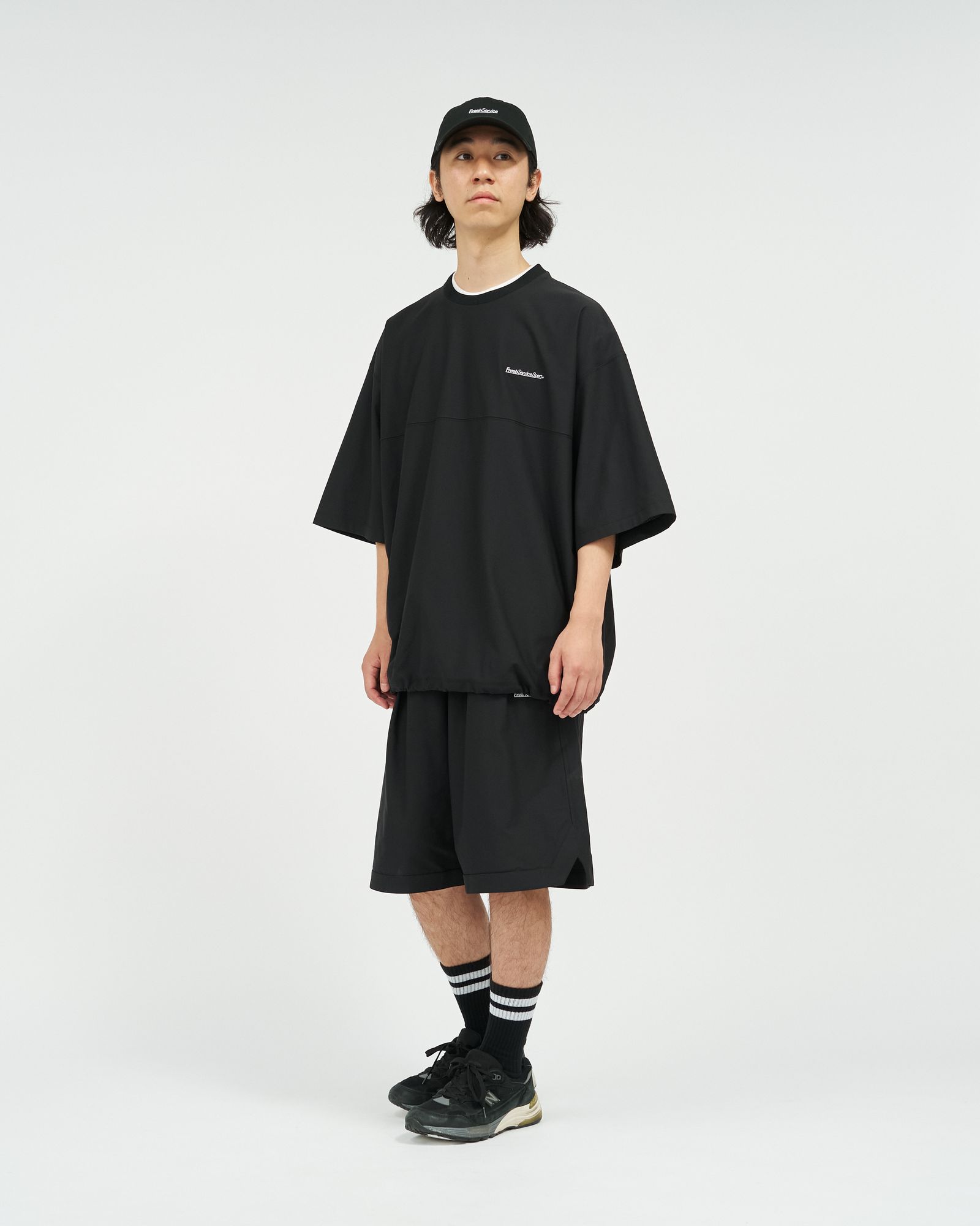フレッシュサービス  ACTIVE DRY MESH PULLOVER(FSC263-70163)BLACK☆7月18日(土)新作発売！