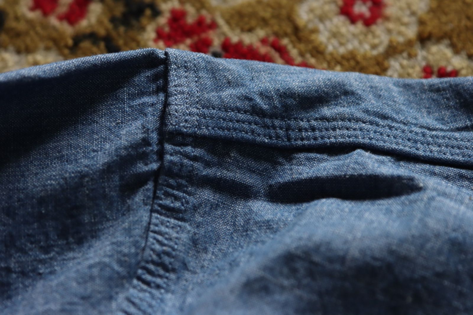 アプレッセ23AWシャツ BB Washed Chambray Shirt(23SAP-02-09M)INDIGO
