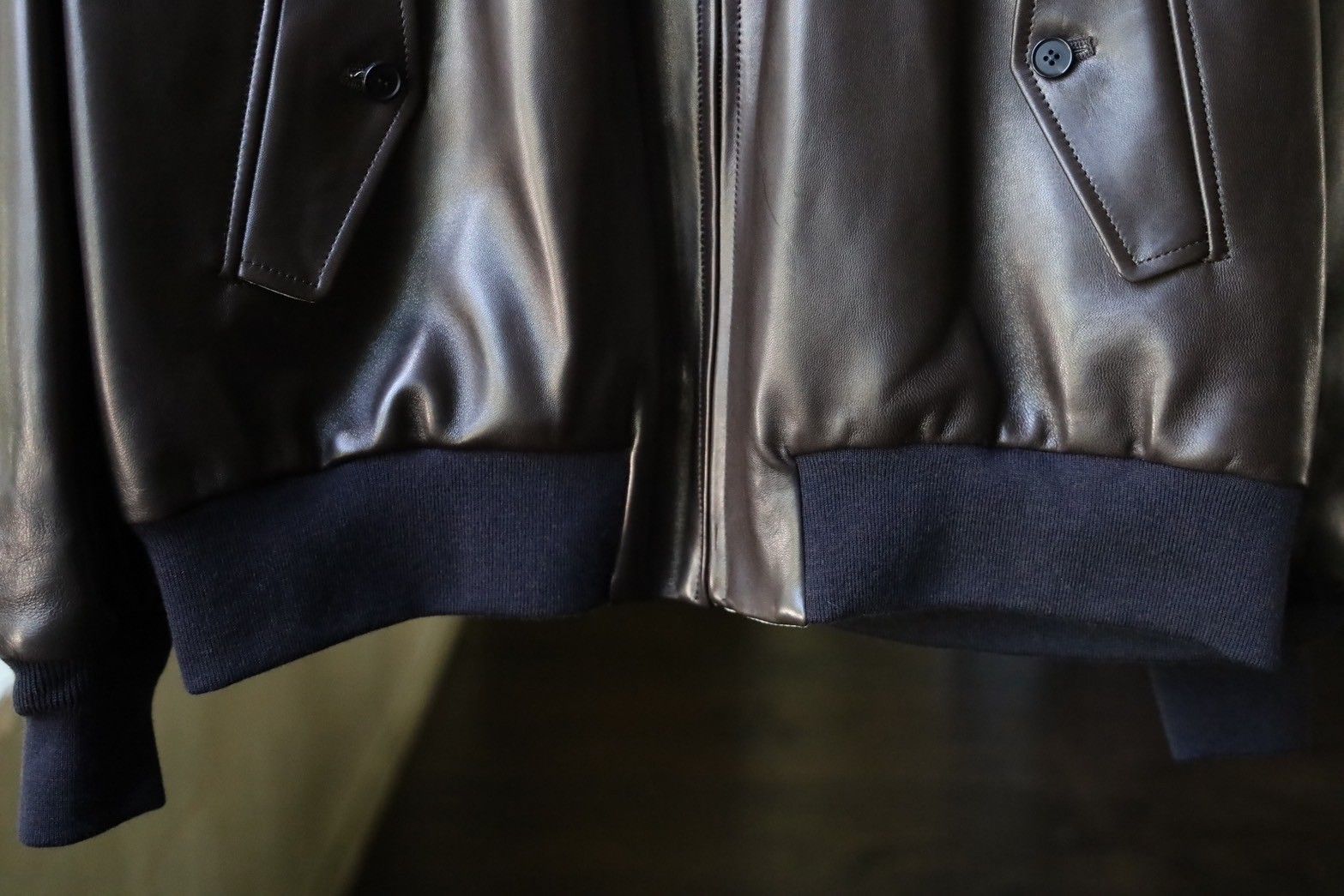 アプレッセ Leather Harrington Jacket(24AAP-01-41H)BROWN☆9月21日(土)発売！