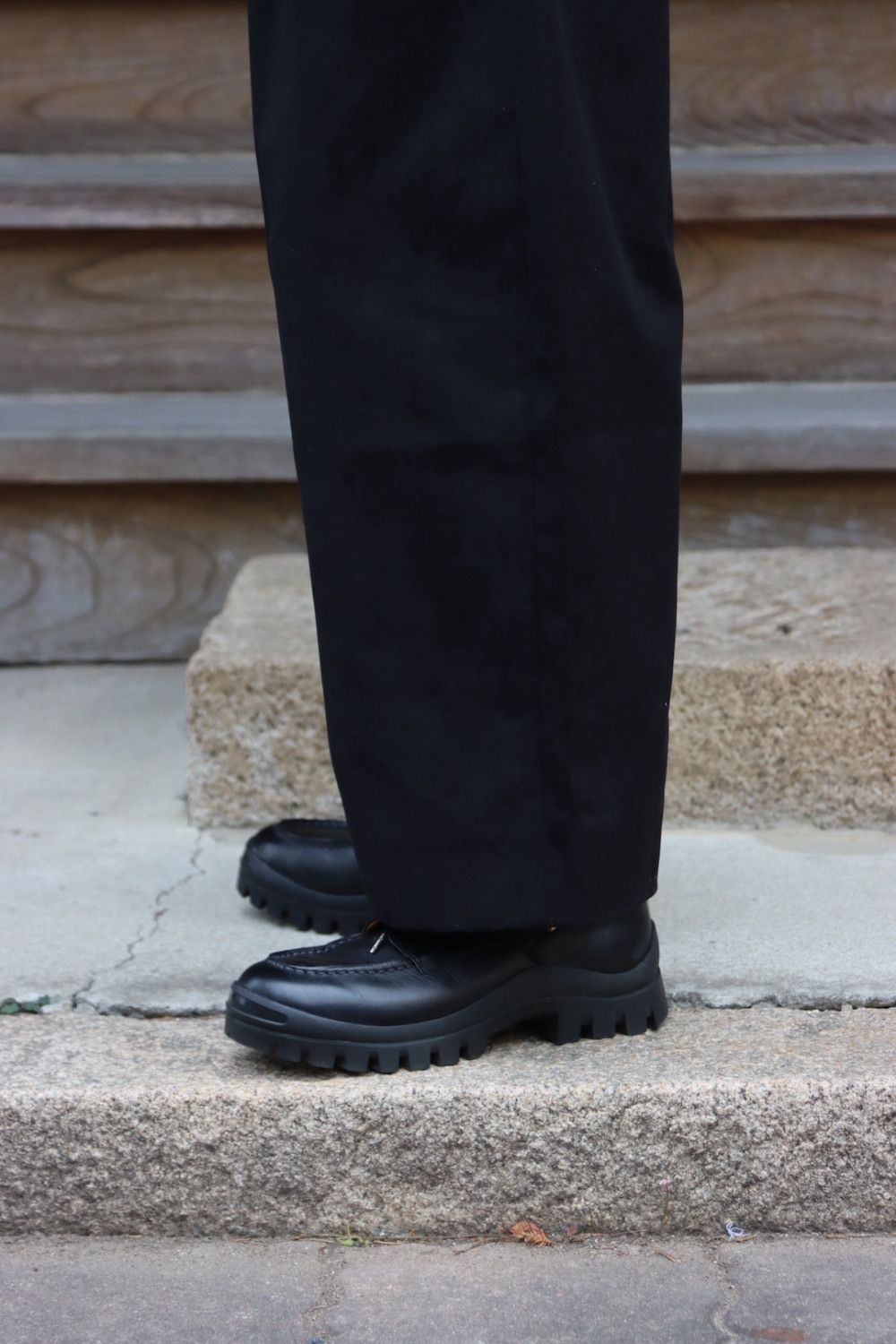 STUDIO NICHOLSON DEEP PLEAT VOLUME PANTS style. 2022.08.10.