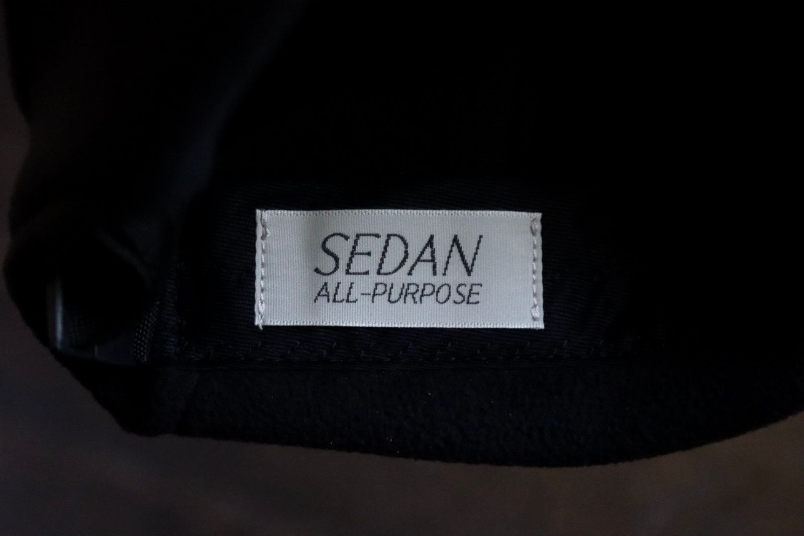 セダンオールパーパスFW23 Arch Logo Ear Flap Fleece Cap(SD23F-CP05)Black x Black☆10月28日(土)発売！