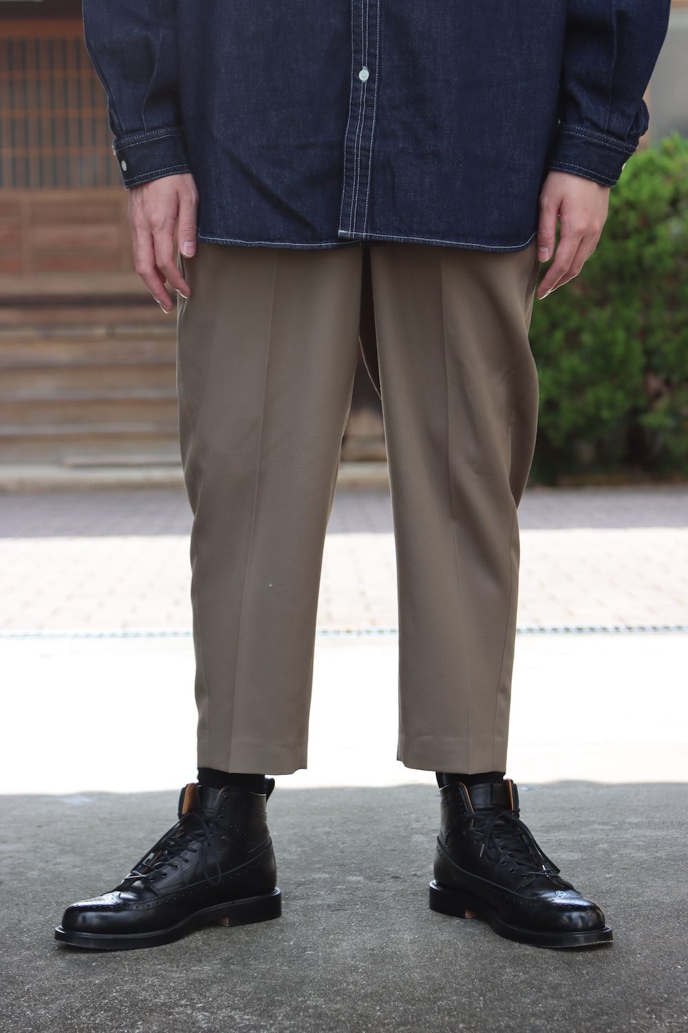 Graphpaper Denime Regular Collar Shirt(GM213-50077B) style.2021.10.3