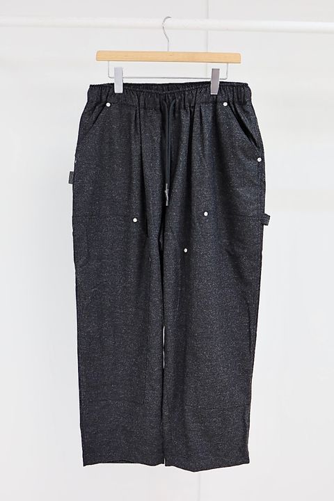 S.F.C 25FW エスエフシー CASHMERE WOOL DOUBLE KNEE PANTS(SFCFW25P08)Black M★11月22日(土)発売！
