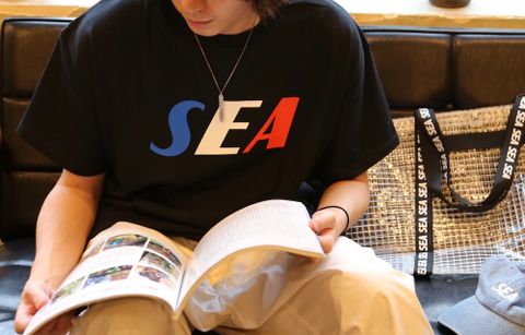 WIND AND SEA SEA"TRICOLOR"TEE(WDS-20S2-CS-05)FRA(BLACK) style.2020.7.10.
