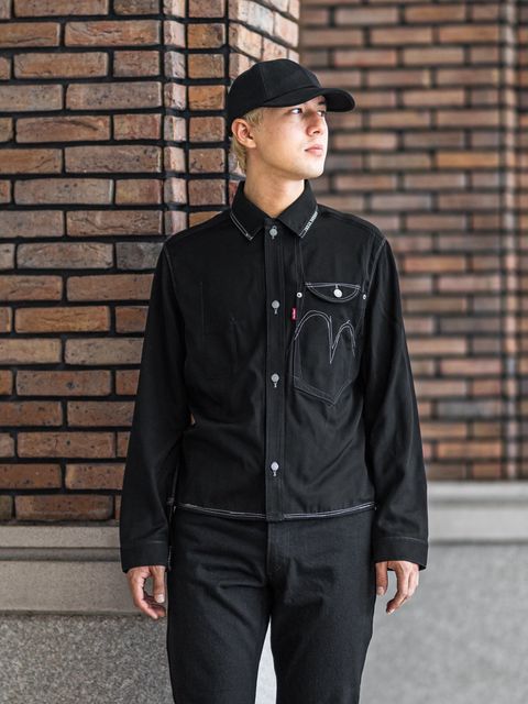 JUNYA WATANBE MAN Levi's Wネーム ウールシャツジャケットスタイル