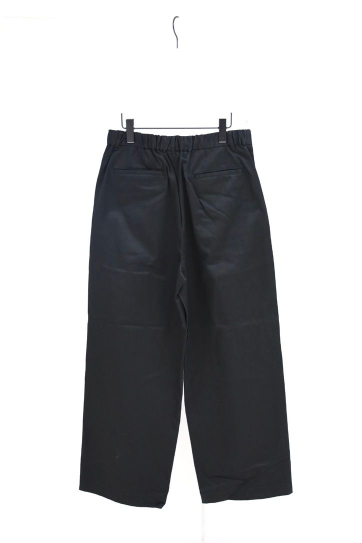 グラフペーパー   Westpoint Chino Wide Straight Trousers(GM263-40165B)BLACK☆8月15日(土)発売！