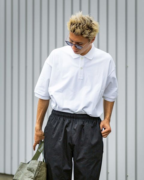 FreshService DRY PIQUE JERSEY S/S POLO MARKスタイル