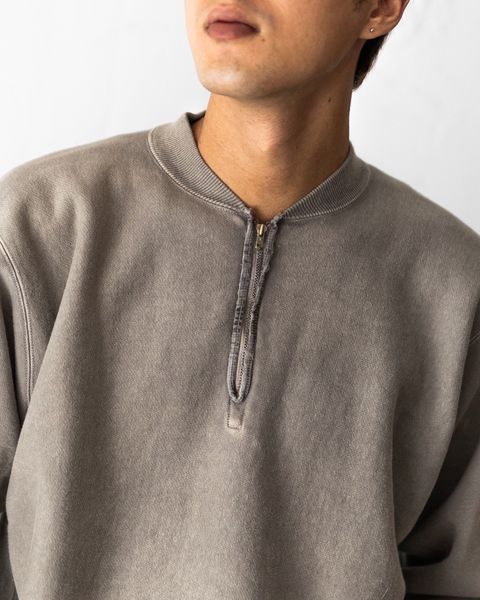A.PRESSE Vintage Half Zip Rib Collar Sweatshirt 8月23日(土)新作発売！
