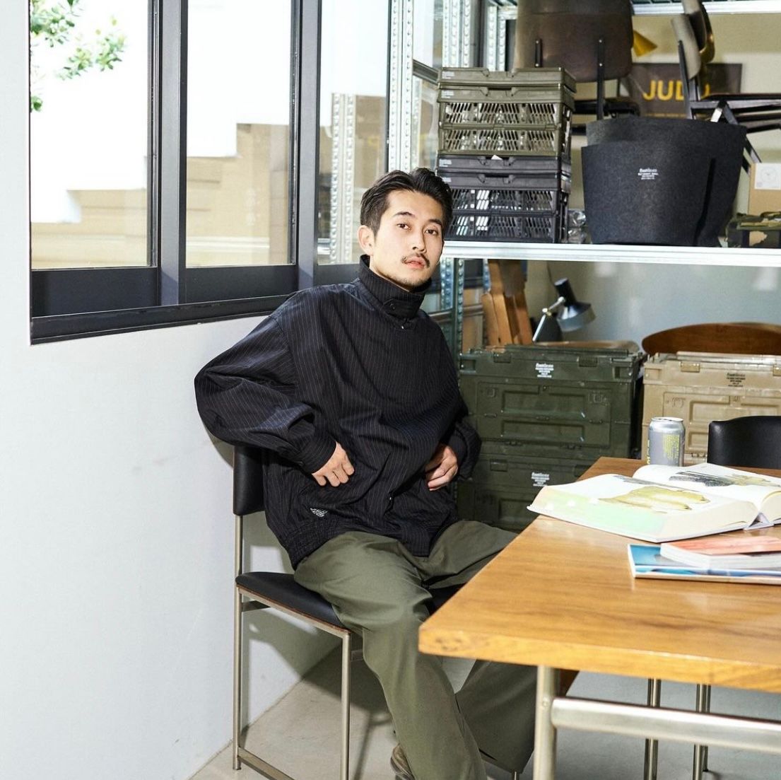 フレッシュサービス CORPORATE BLOUSON (BLACK ST)