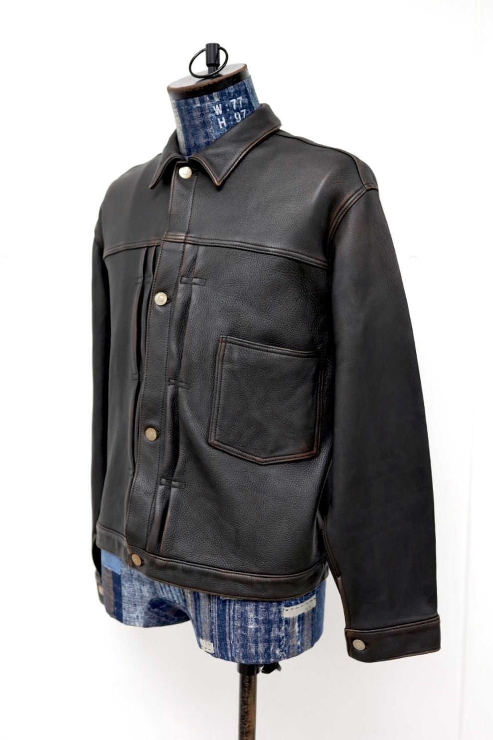 アプレッセ 2026 STYLE2 レザージャケット Vintage Leather 1st Type Jacket(26AAP-01-05) BROWN☆6月6日(土)発売！
