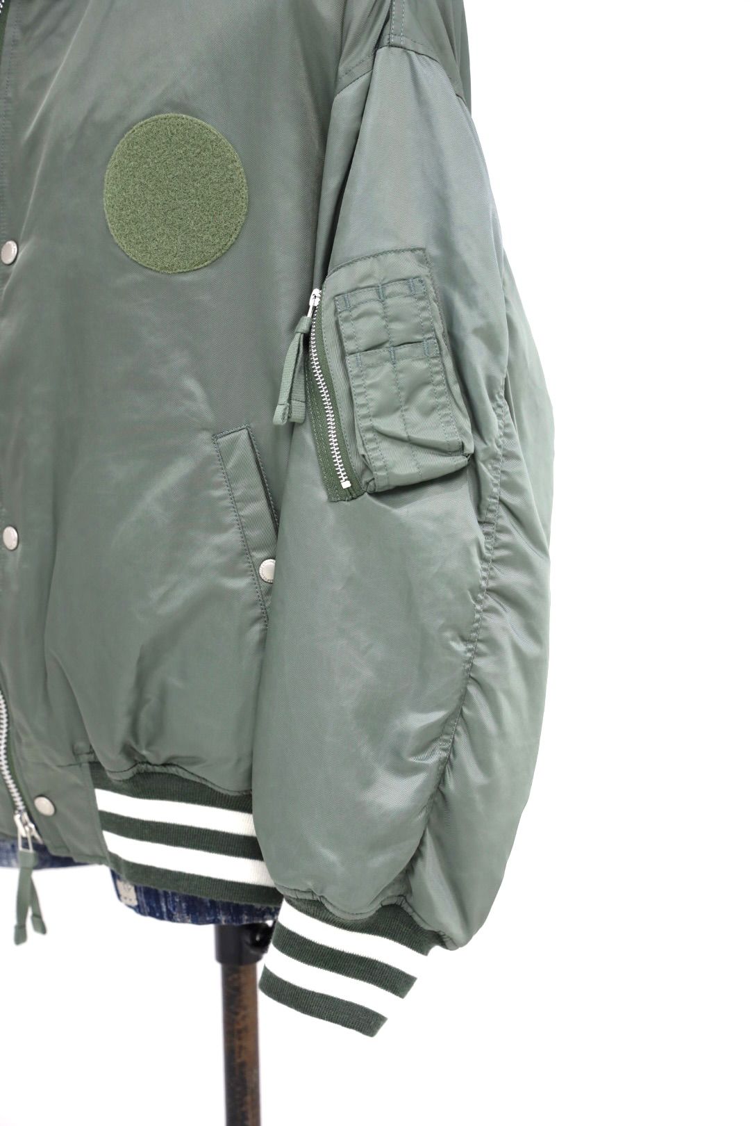 コムデギャルソンオム26FW リブライン入りナイロンツイルジャケット(HR-J003-051-2)KHAKI☆8月7日(金)発売！