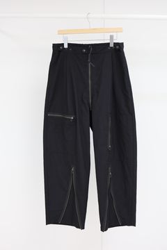 プロダクトトゥエルブ SS26 High Count Wool Flight Pants (26SS-PPT03)BLACK