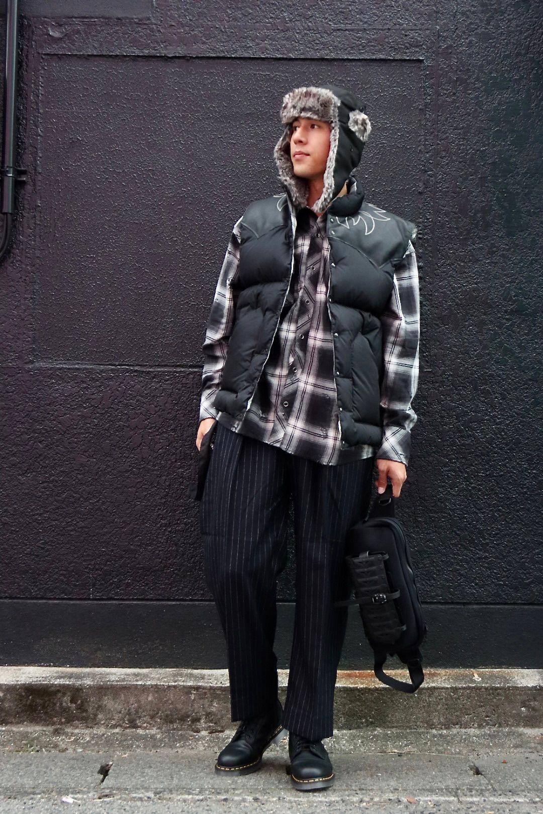 Rafu - RAFU ラフ 23AW ダウンベスト RMFC DOWN VEST W/EMB'D (RAFU022