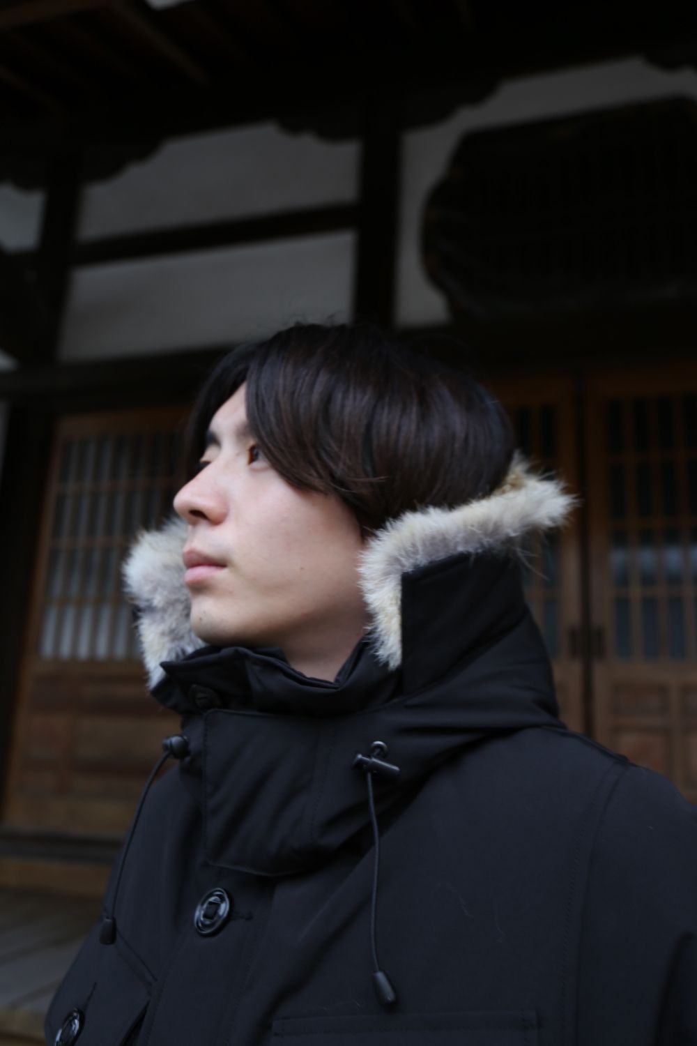 CANADA GOOSE RUSSELL PARKA"BLACK"style.2020.8.8.