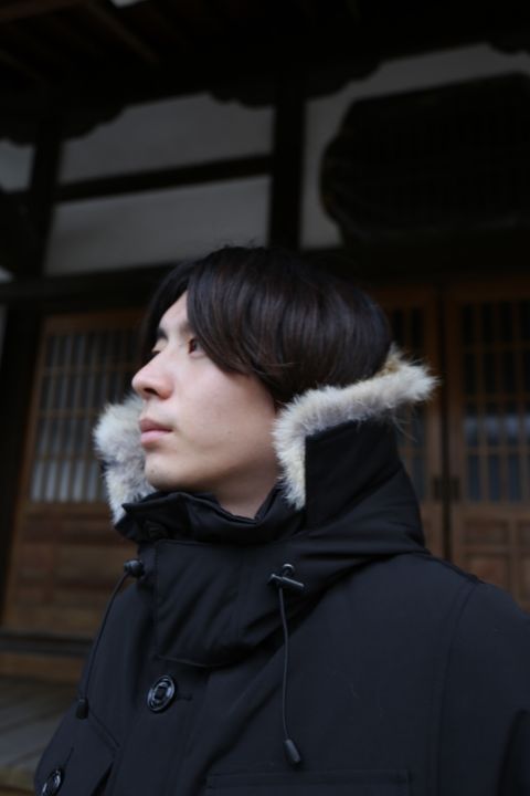 CANADA GOOSE RUSSELL PARKA"BLACK"style.2020.8.8.