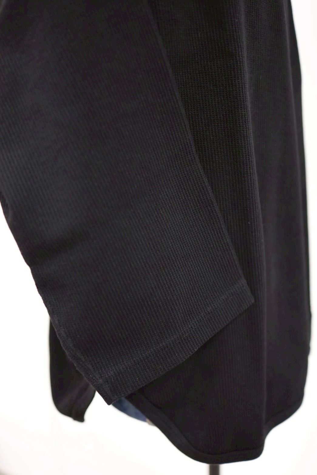 ブラームス 26SS Rough&Smooth Thermal Baseball Tee(bROOTS24F31S26)Black☆1月23日(金)新作発売！