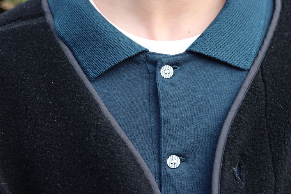Graphpaper Wool Boa Liner Blouson(GM213-70207) style. 2021.10.20.