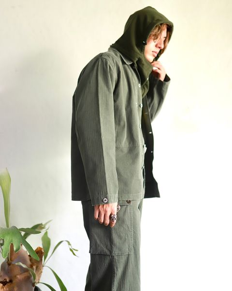 A.PRESSE 23AW M-44 HBT Jacketスタイル