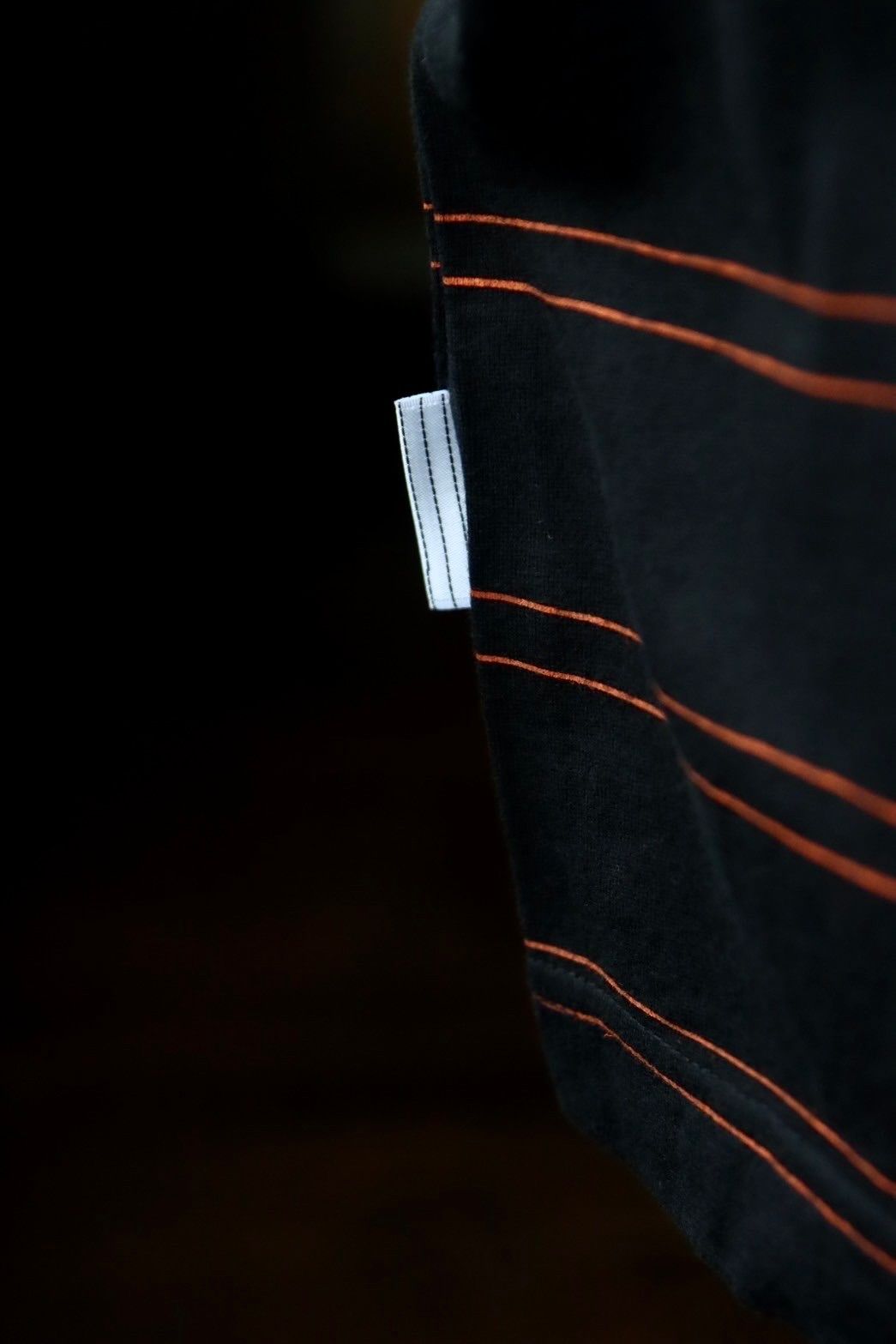 S.F.C 24SS エスエフシー DOUBLE WIDE SIDE STRIPE TEE(SFCSS24CS11)Black×Orange☆3月30日(土)発売！