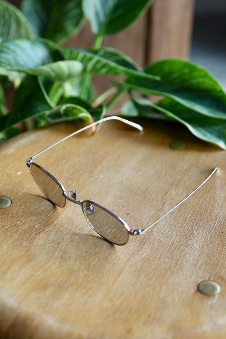 ノチノオプティカル KOUGETSU NOCHINO-N13 #2 PLUTINUM SILVER × GREY GREEN to D.GREY (調光モデル)☆11月22日(土)発売！