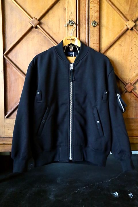 COMME des GARCONS HOMME 綿ウール裏毛MA-1ジャケットスタイル2025.11.10.