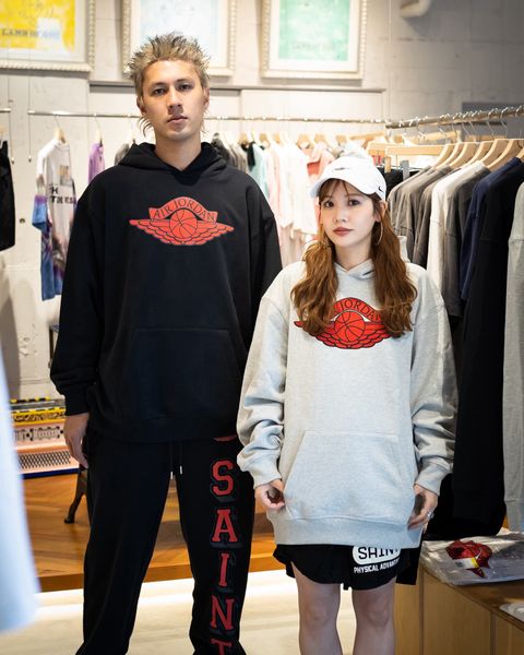 JORDAN BRAND × ©SAINT MXXXXXX (TIME) CAPSULE☆ M J SM FLC HOODIE style.2026.5.22