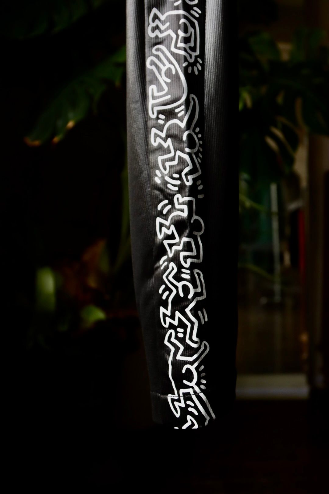 ジュンヤワタナベマン23SS KEITH HERINGエステルコールパンツ(WK-P019-051) BLACK/WHITE